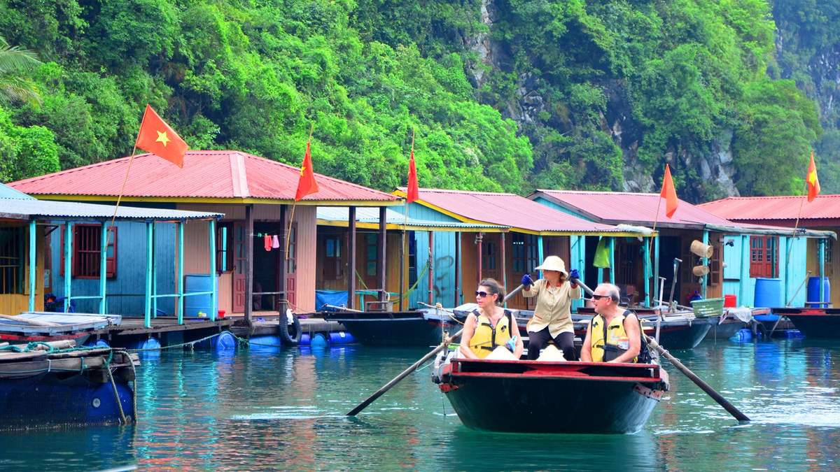village flottant de Cua Van