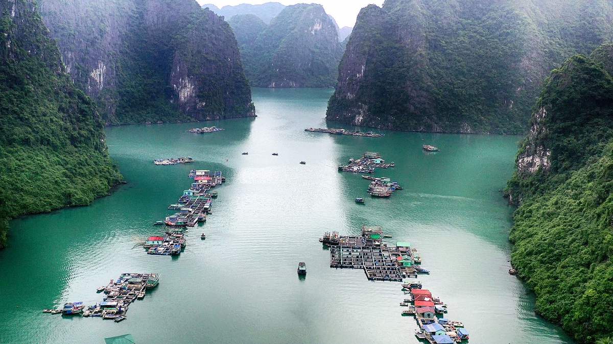 village flottant de Cua Van
