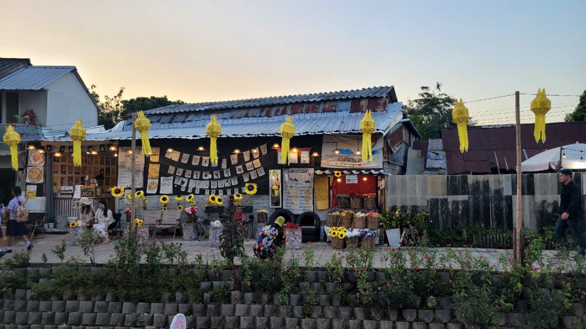 Village de Khlong Mae Kha, Chiang Mai, Thaïlande