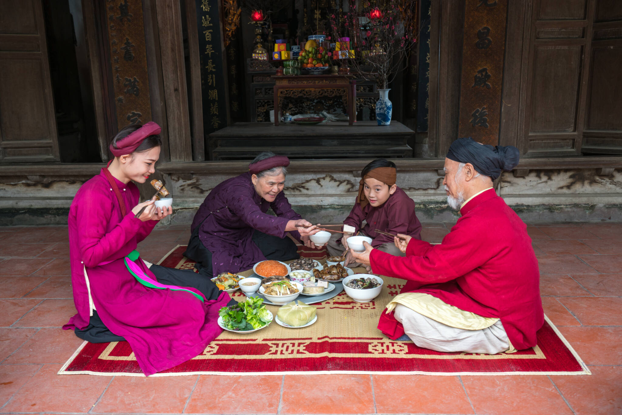 circuit nord vietnam 15 jours Traditions et coutumes : Le respect d'une culture séculaire